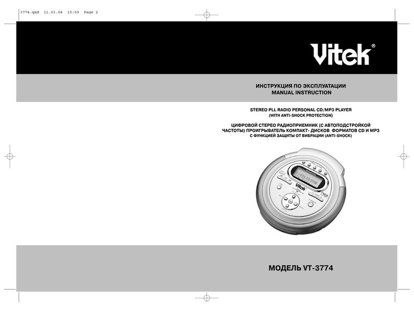 Vitek VT-3774 Manual instruction