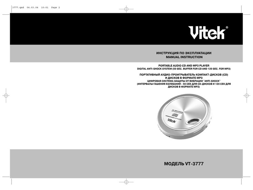 Vitek VT-3777 User manual Vitek VT-3777 User manual