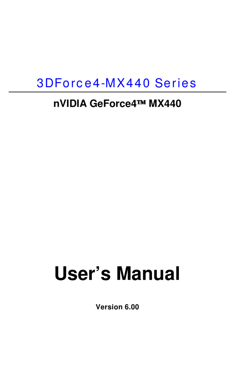 Nvidia 3DForce4-MX440 Series user manual