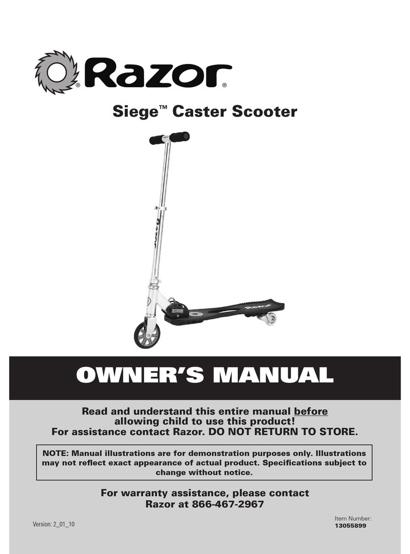 Razor Siege User manual