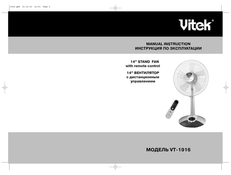 Vitek VT-1916 Manual instruction