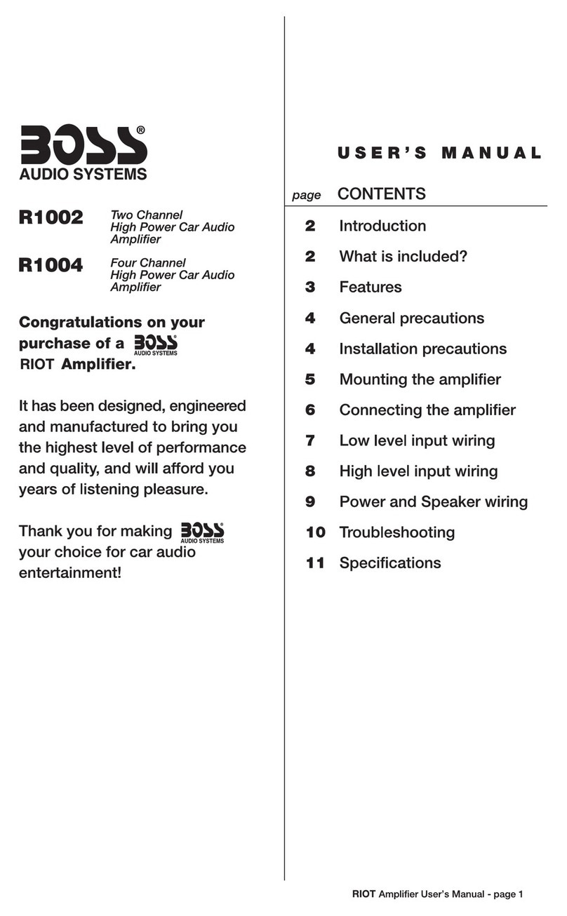 Boss Audio Systems R1002 user manual