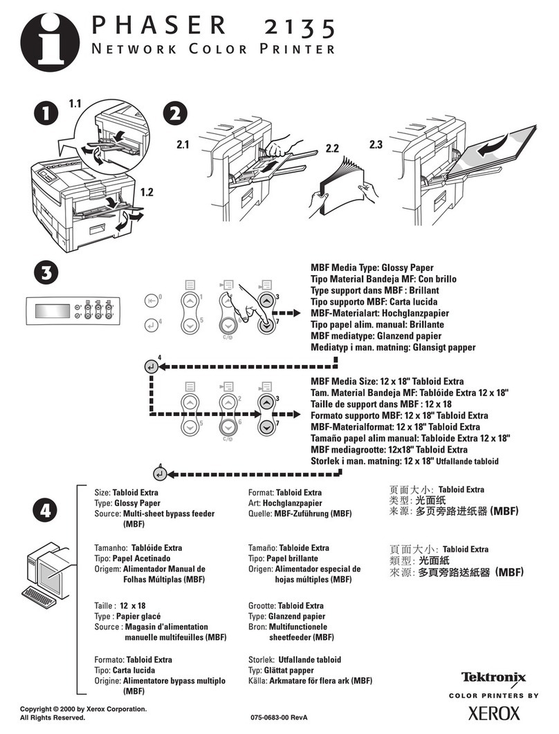 Xerox Phaser 2135 User manual