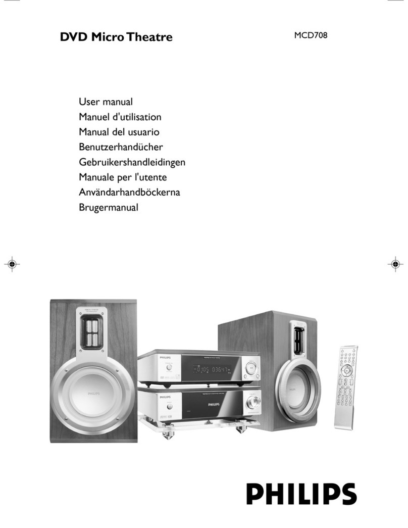 Philips MCD 708 user manual