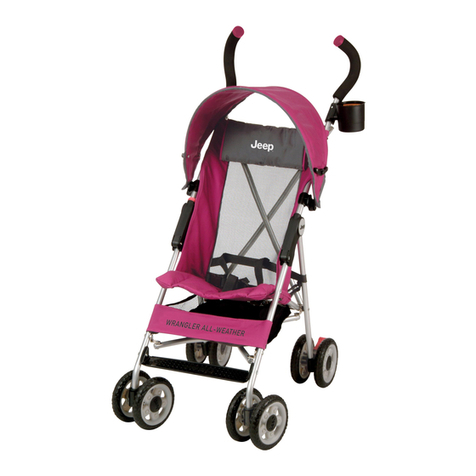Kolcraft Jeep Wrangler All-Weather Umbrella Stroller User manual