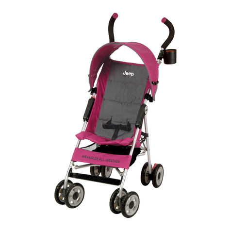 Kolcraft Jeep Wrangler All-Weather UmbrellaStroller User manual
