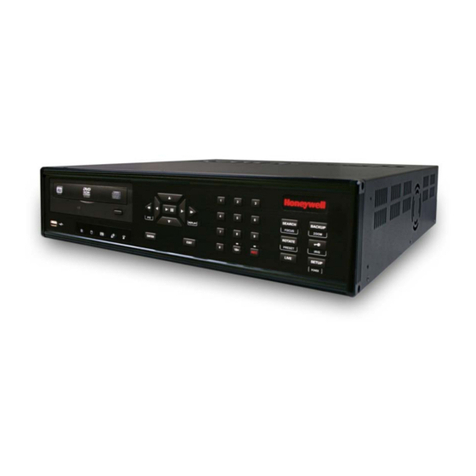 Honeywell HRDP DVR user guide