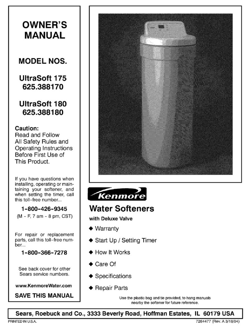 Kenmore 625.388180 owner's manual