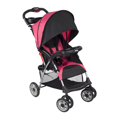 Kolcraft Jeep Cherokee Stroller Series User manual