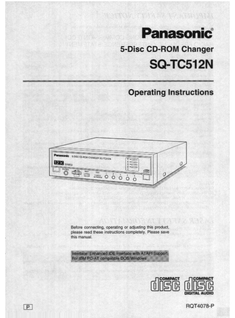 Panasonic SQ-TC512N User manual Panasonic SQ-TC512N User manual