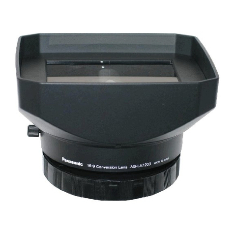 Panasonic AG-LA7200G Operating	 instruction