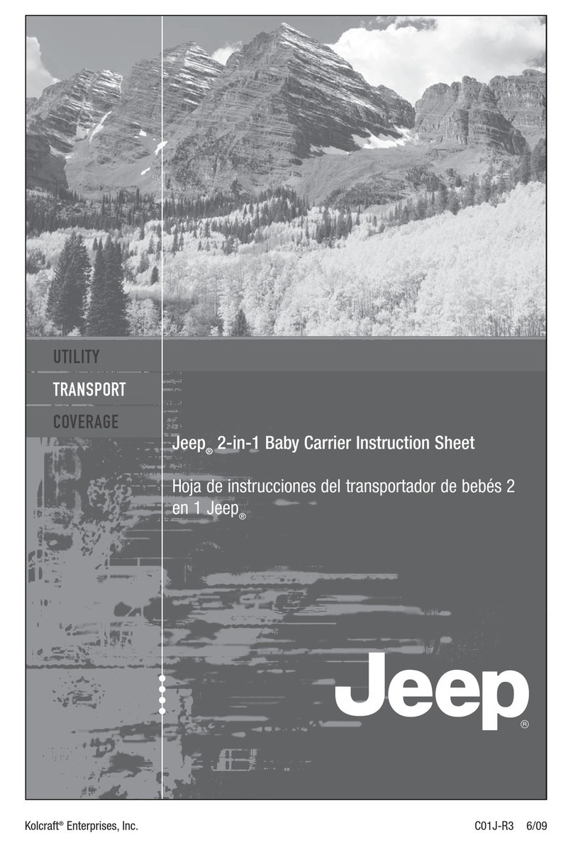 Kolcraft Jeep instruction sheet