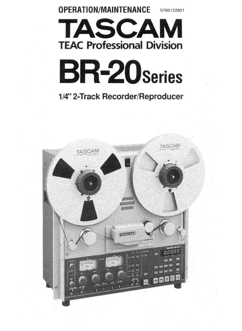 Tascam BR-20 Series Manual