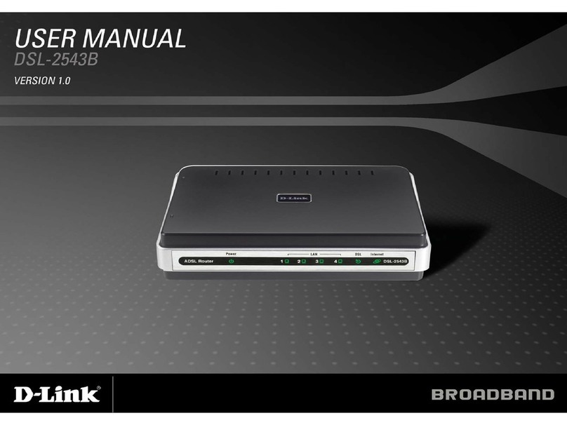 D-Link DSL-2543B User manual