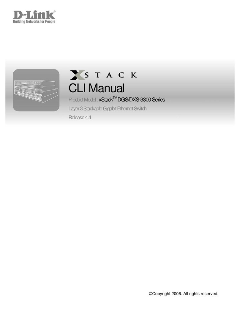 D-Link Xstack DGS-3300 Series User manual