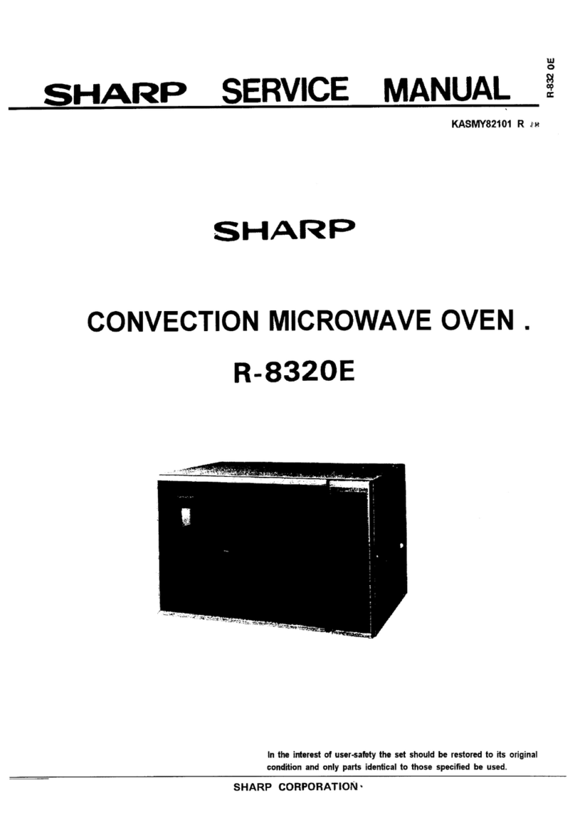 Sharp R-8320E User manual Sharp R-8320E User manual