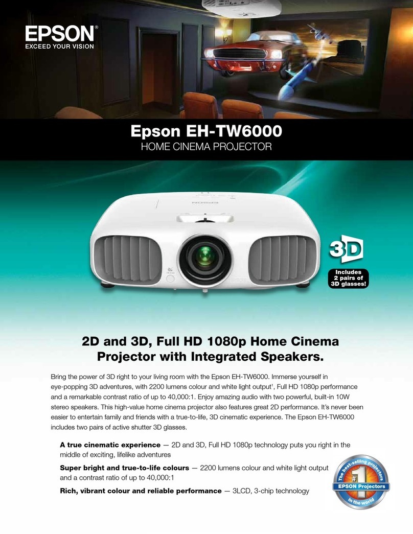 Epson EH-TW6000 Brochure & specs