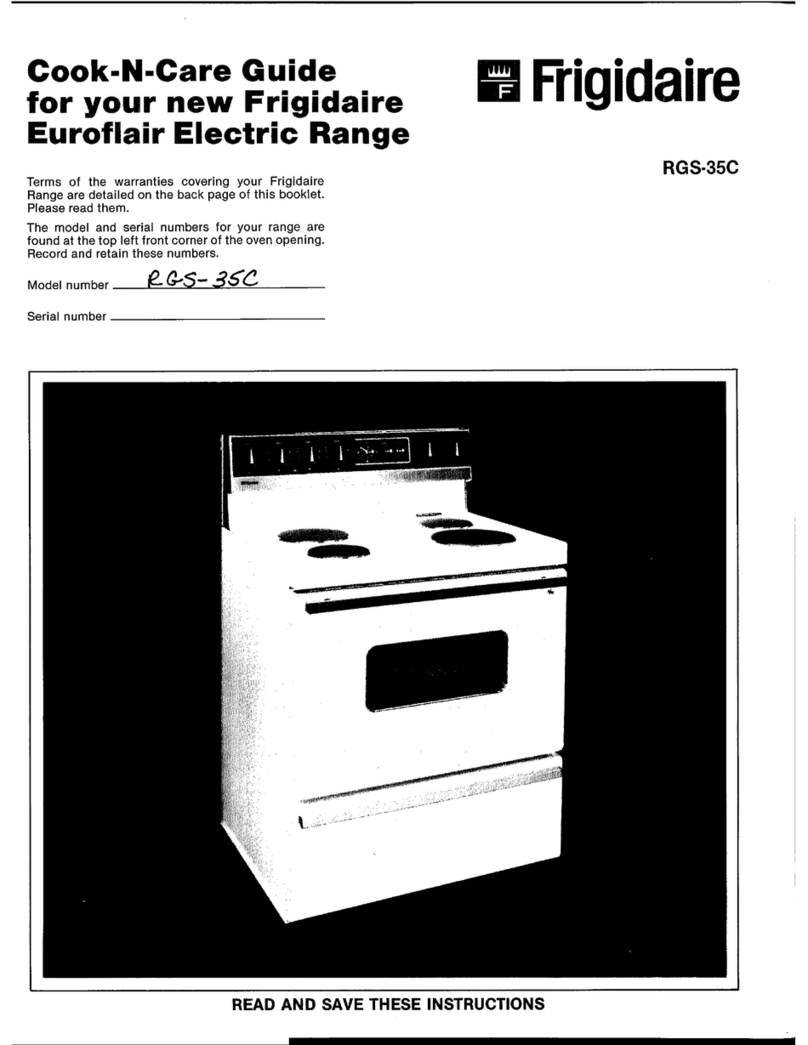 Frigidaire RGS-35C User manual