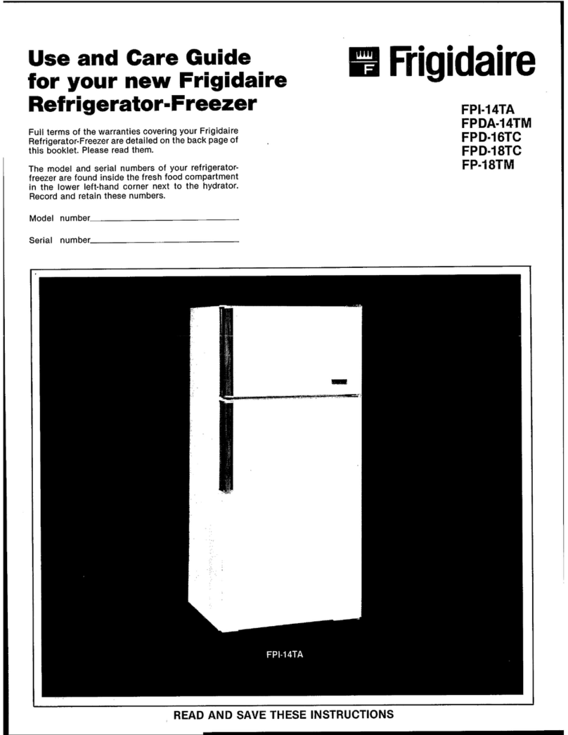 Frigidaire FPI-14TA User manual
