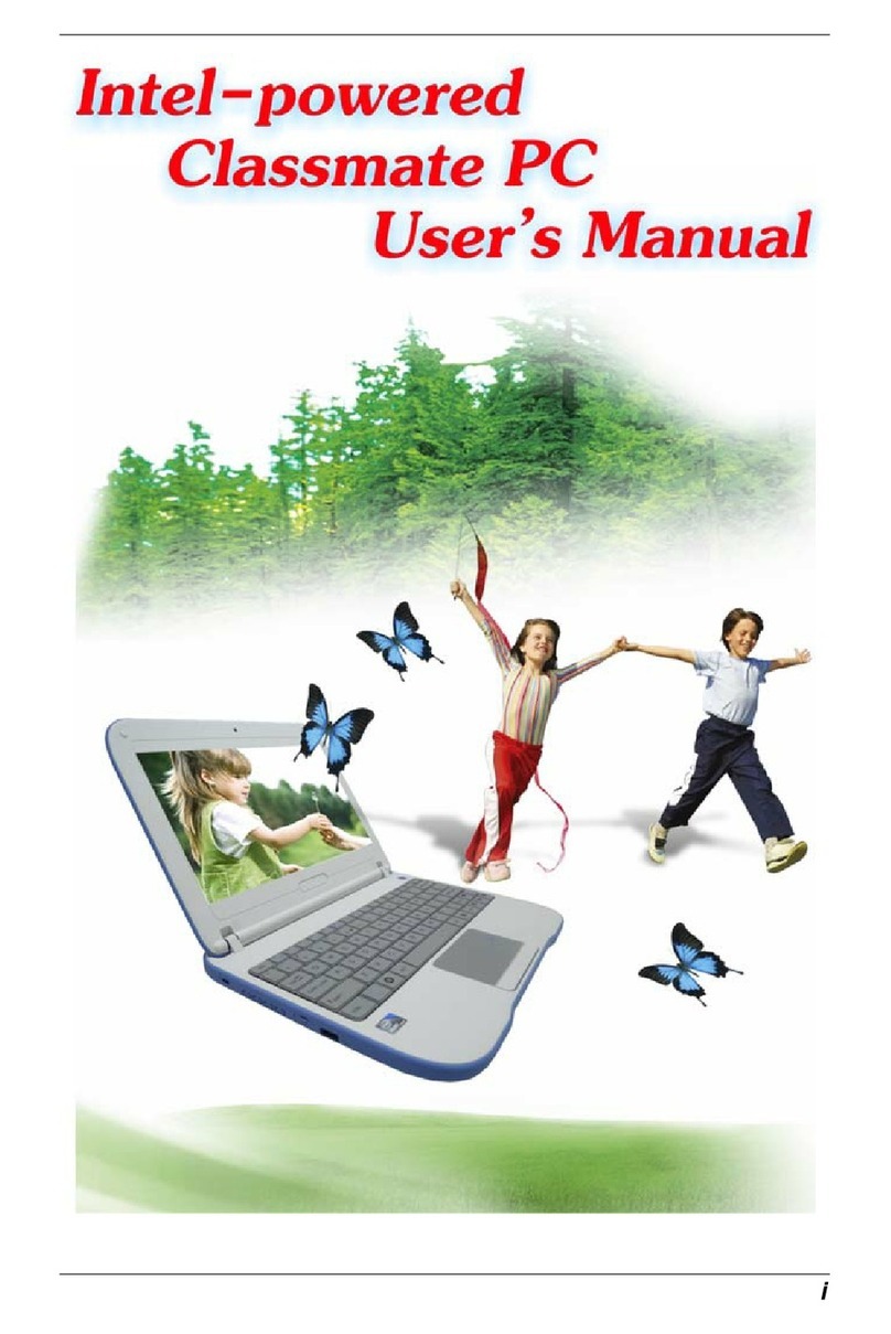 ECS Intel-powered Classmate PC User manual