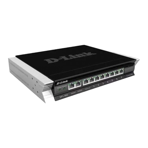 D-Link DFL-210 - NetDefend - Security Appliance User manual D-Link DFL-210 - NetDefend - Security Appliance User manual