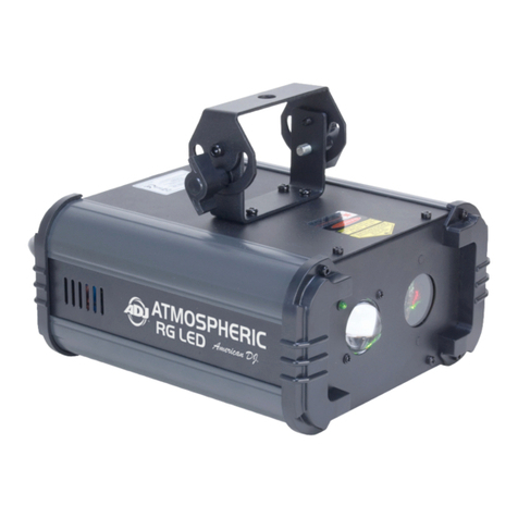 American DJ Atmospheric RG LED User instructions