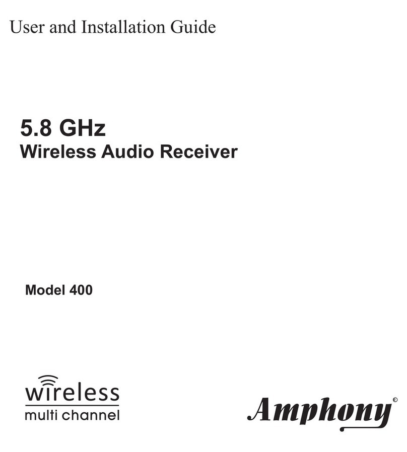 Amphony 400 User and installation guide