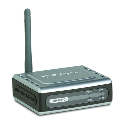 D-Link AirPlus DP-G310 User manual