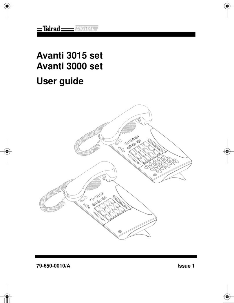 Telrad Avanti 3015 user guide