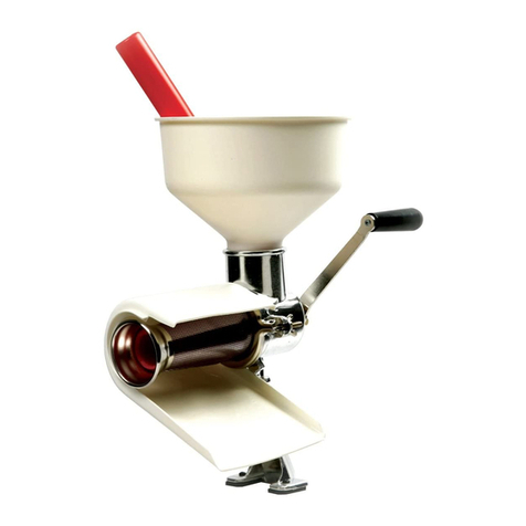 Back to Basics Food Strainer & Sauce Maker User manual