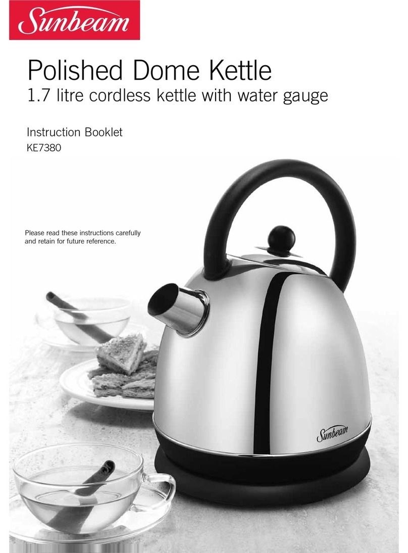 Sunbeam KE7380 User manual