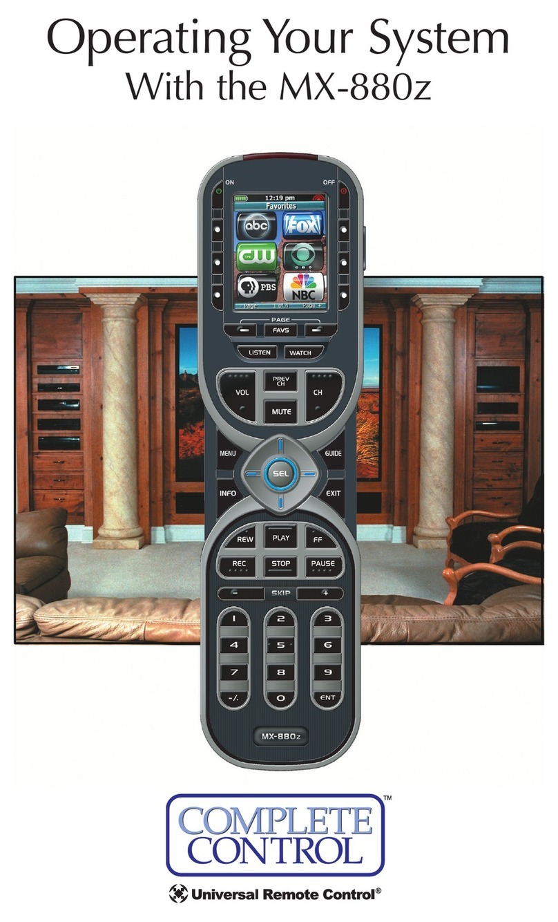 Complete Control MX-880z manual&nbsp;