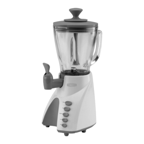 Back to Basics Smoothie Choice User manual