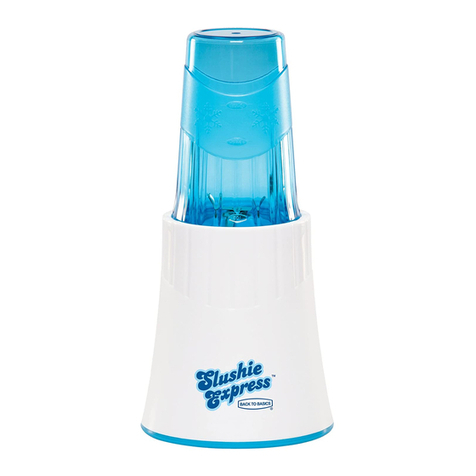 Back to Basics Slushie Express instruction manual
