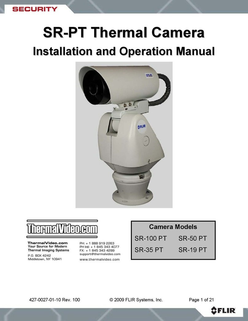 FLIR SR-100 Installation and operation manual