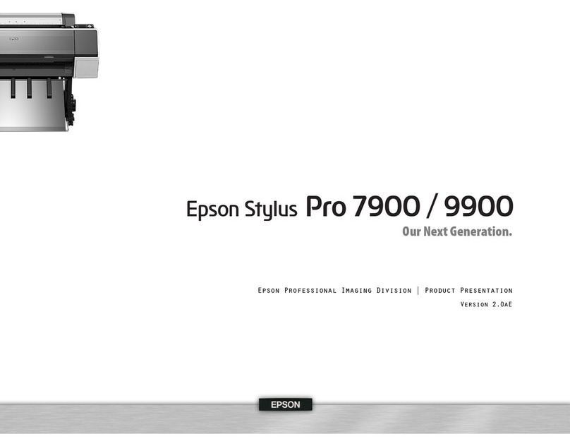 Epson Stylus Pro 7900 User manual Epson Stylus Pro 7900 User manual