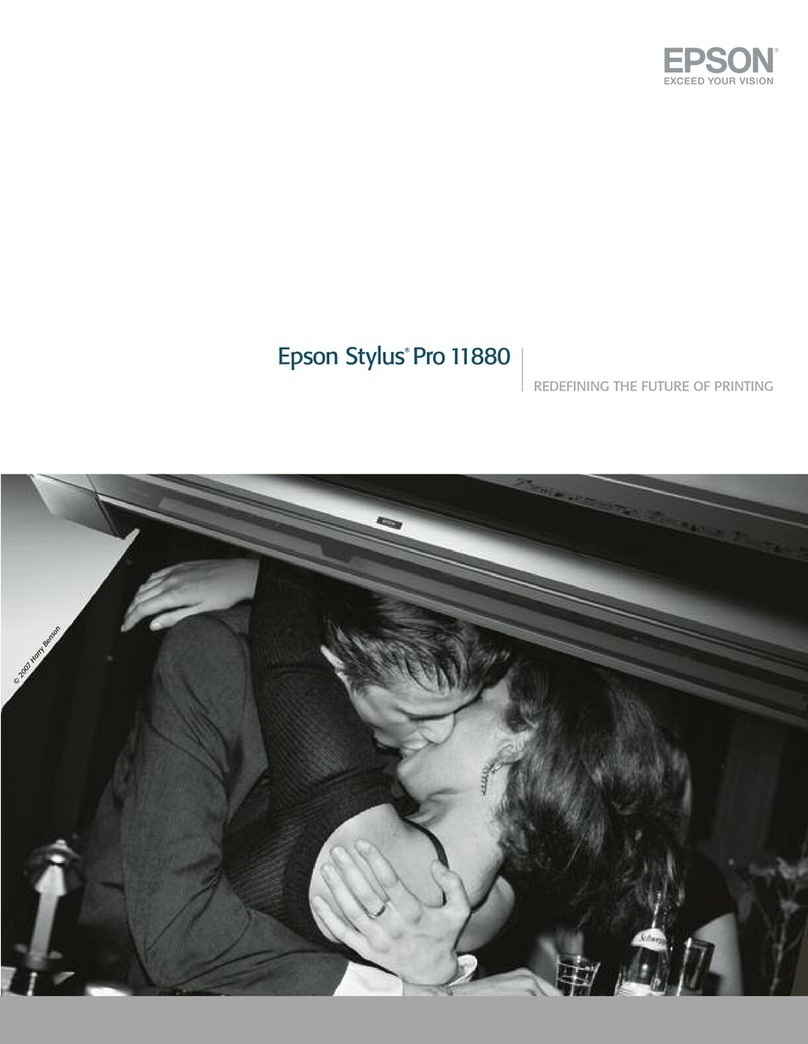 Epson 11880 - Stylus Pro Color Inkjet Printer User manual