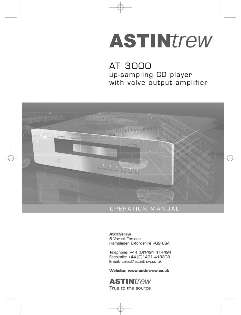 Astin Trew AT 3000 Operation manual