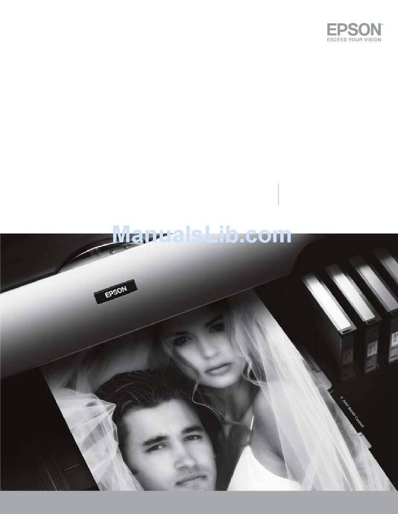 Epson Portrait Edition Series User manual