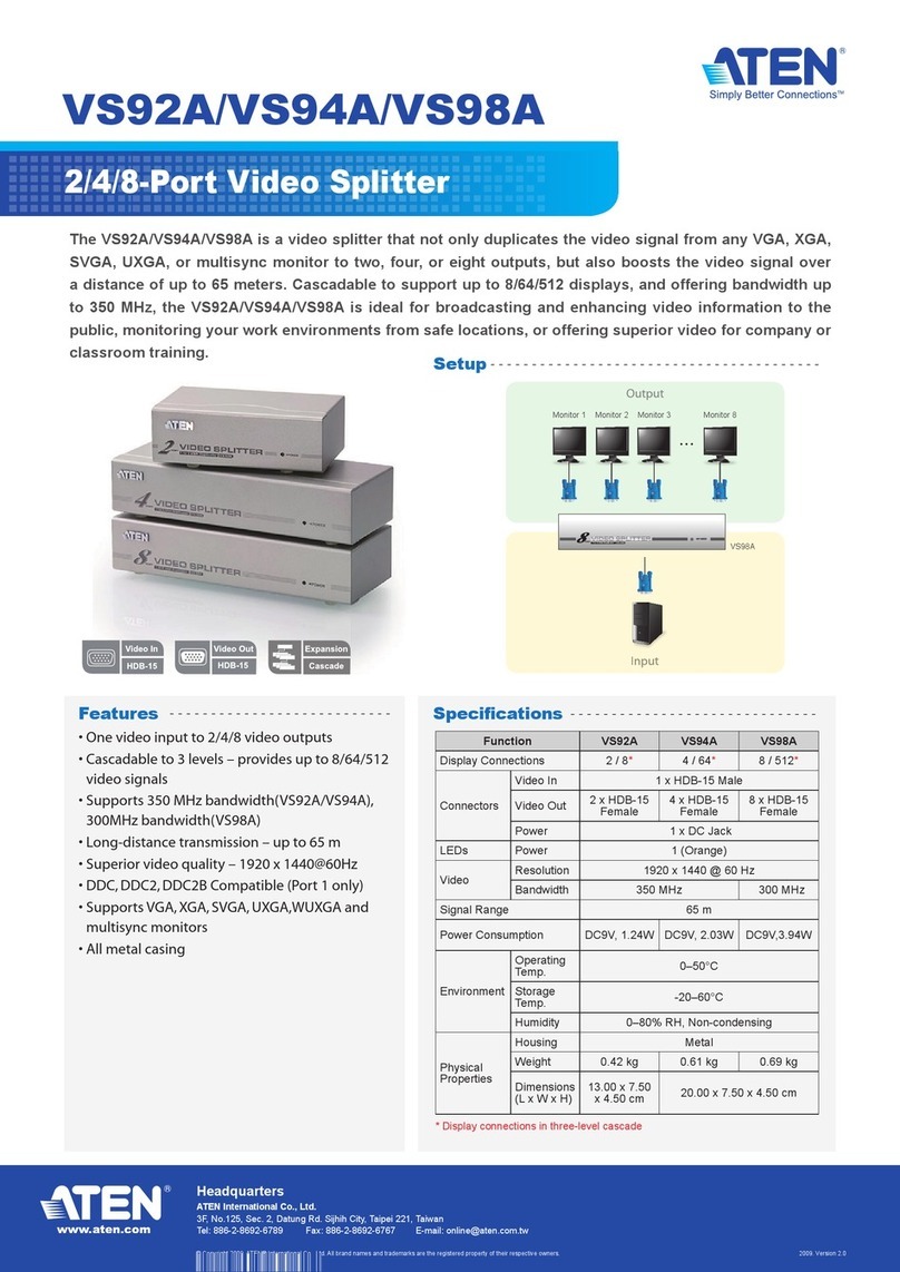 ATEN VS92A Specifications