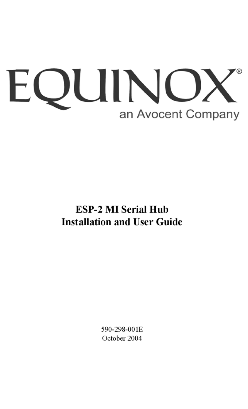 Equinox Systems ESP-2 MI Installation and user guide