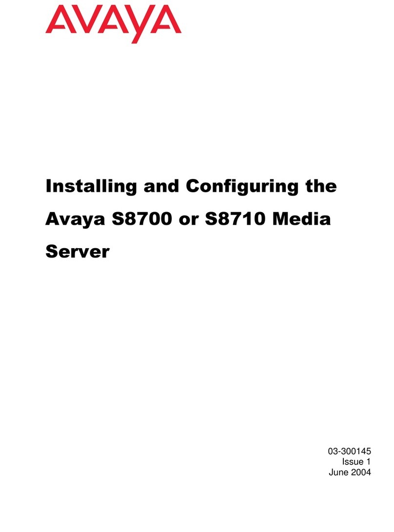 Avaya S8710 Instruction Manual