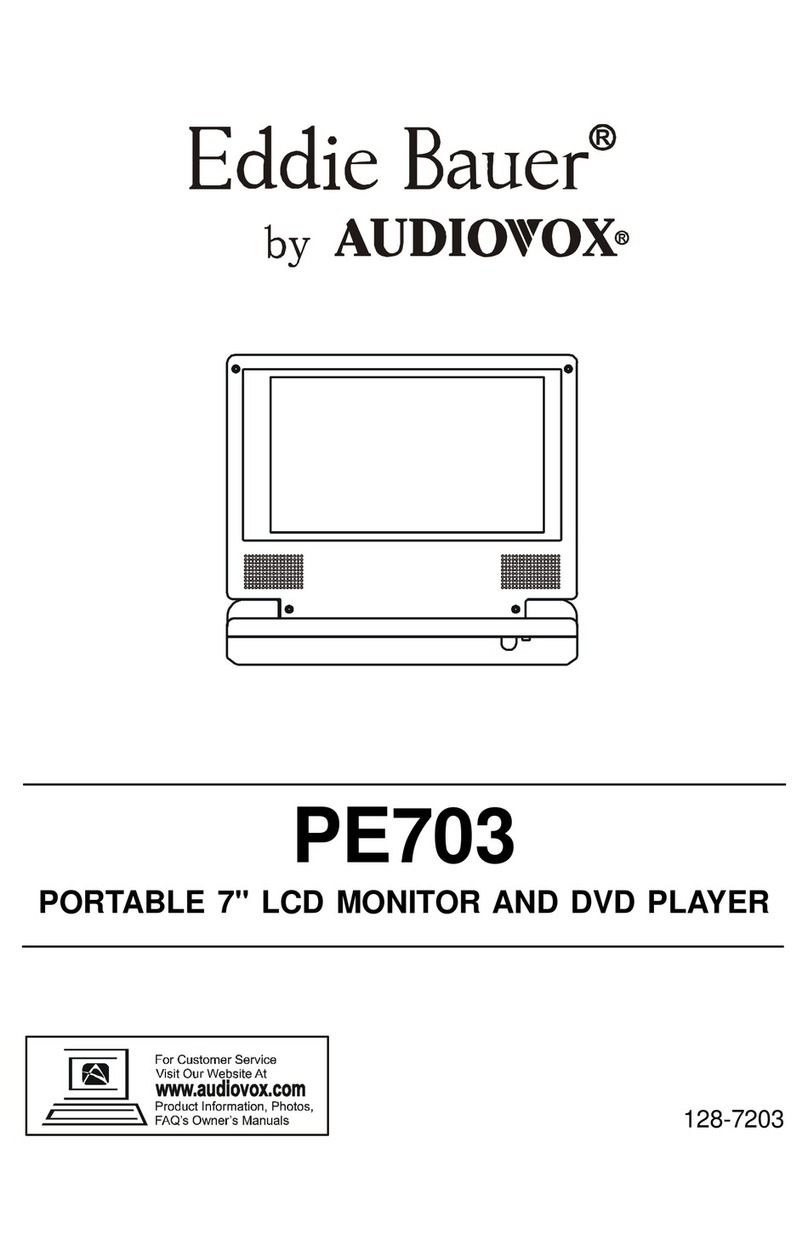 Audiovox Eddie Bauer PE703 User manual