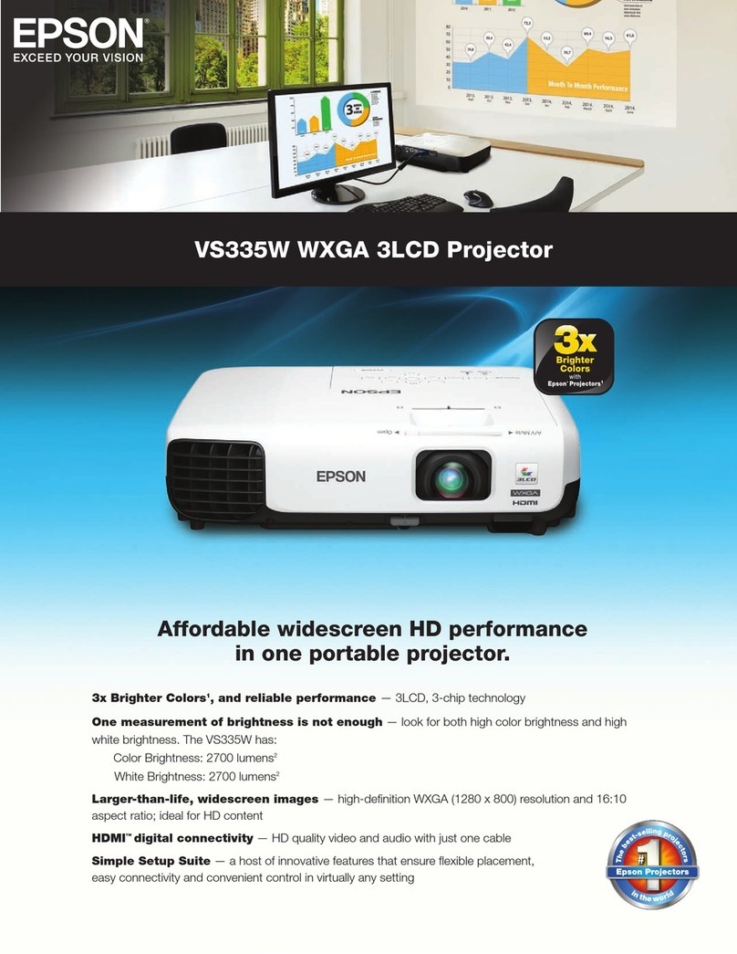 Epson VS335W User manual