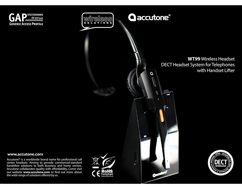 Accutone WT99 User manual