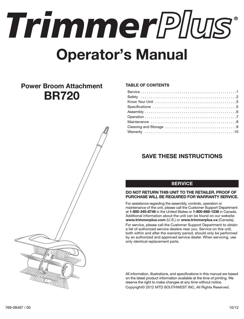 TrimmerPlus BR720 Operator's manual