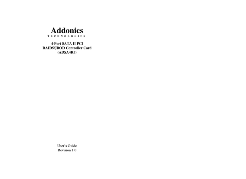 Addonics Technologies ADSA4R5 user guide