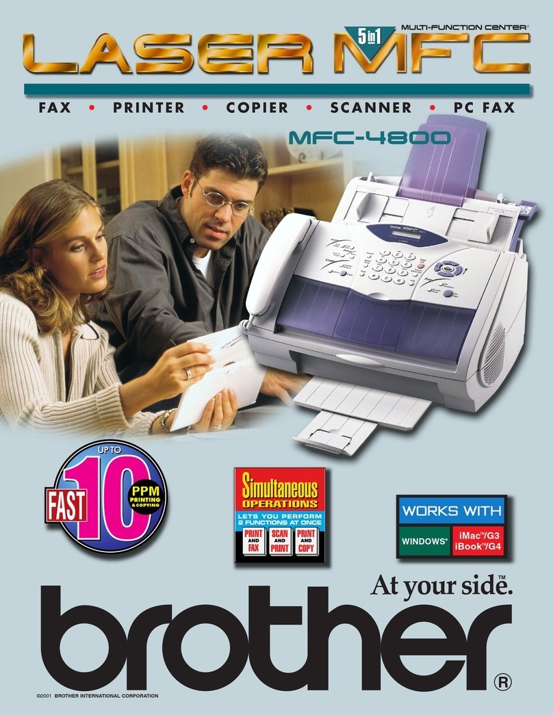 Brother Laser MFC-4800 Owner's manual