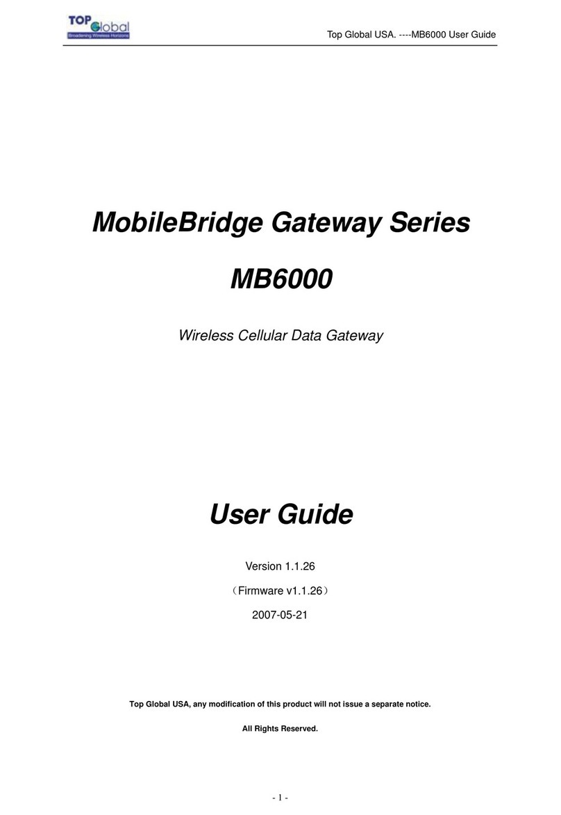 Top Global MB6000 Series user guide