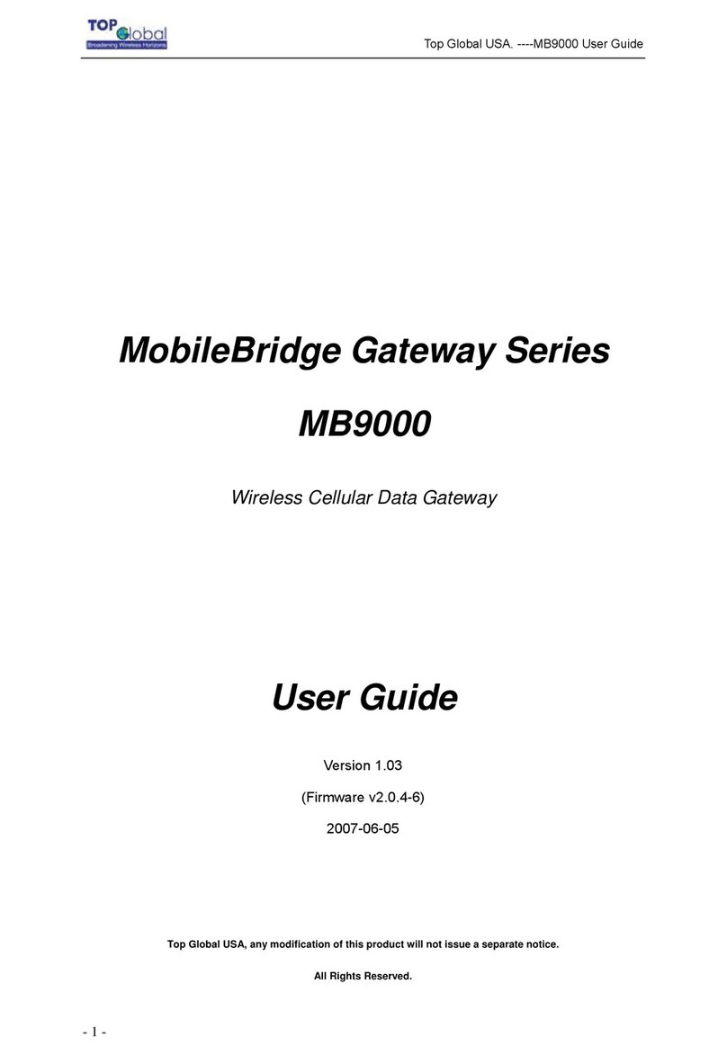 Top Global MB9000 Series user guide